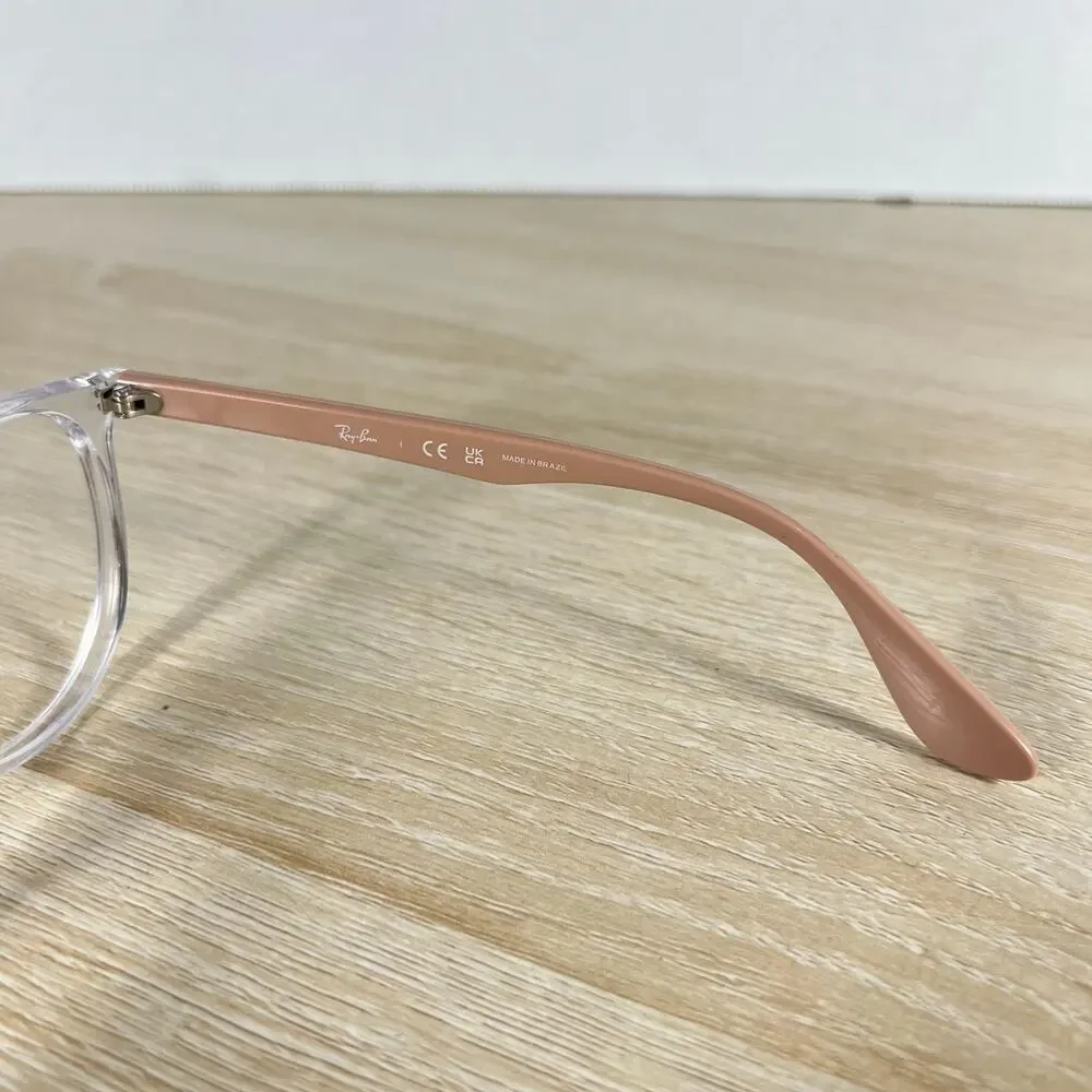 Ray-Ban RB7046 5953 Clear Round Pink Eyeglasses 51-18-140 FRAMES ONLY